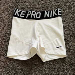 * Update- SOLD - White Nike Pros.